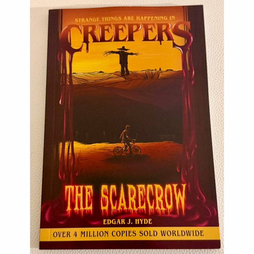Creepers The Scarecrow Edgar J Hyde Kids Horror Book Like New